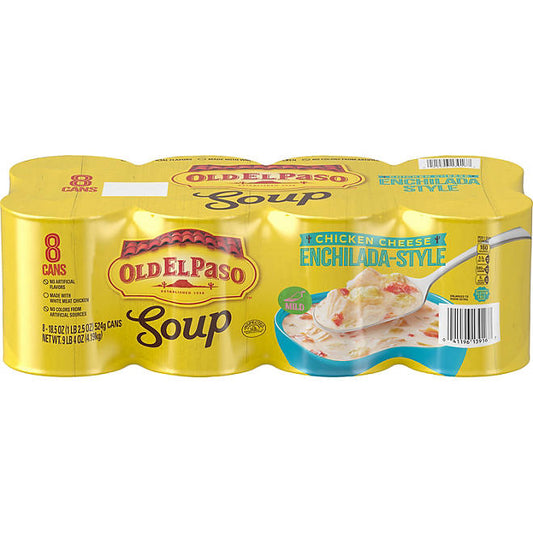 Old El Paso Soup, Chicken Cheese Enchilada, 18.5 oz., 8 pack