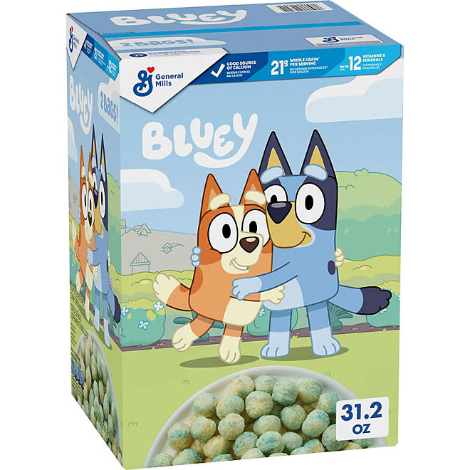 Bluey Cereal, 31.25 oz. - 2 Bags - Limited Edition