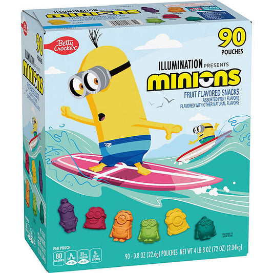 Minions Fruit Flavored Snacks 0.8 oz., 90 pack