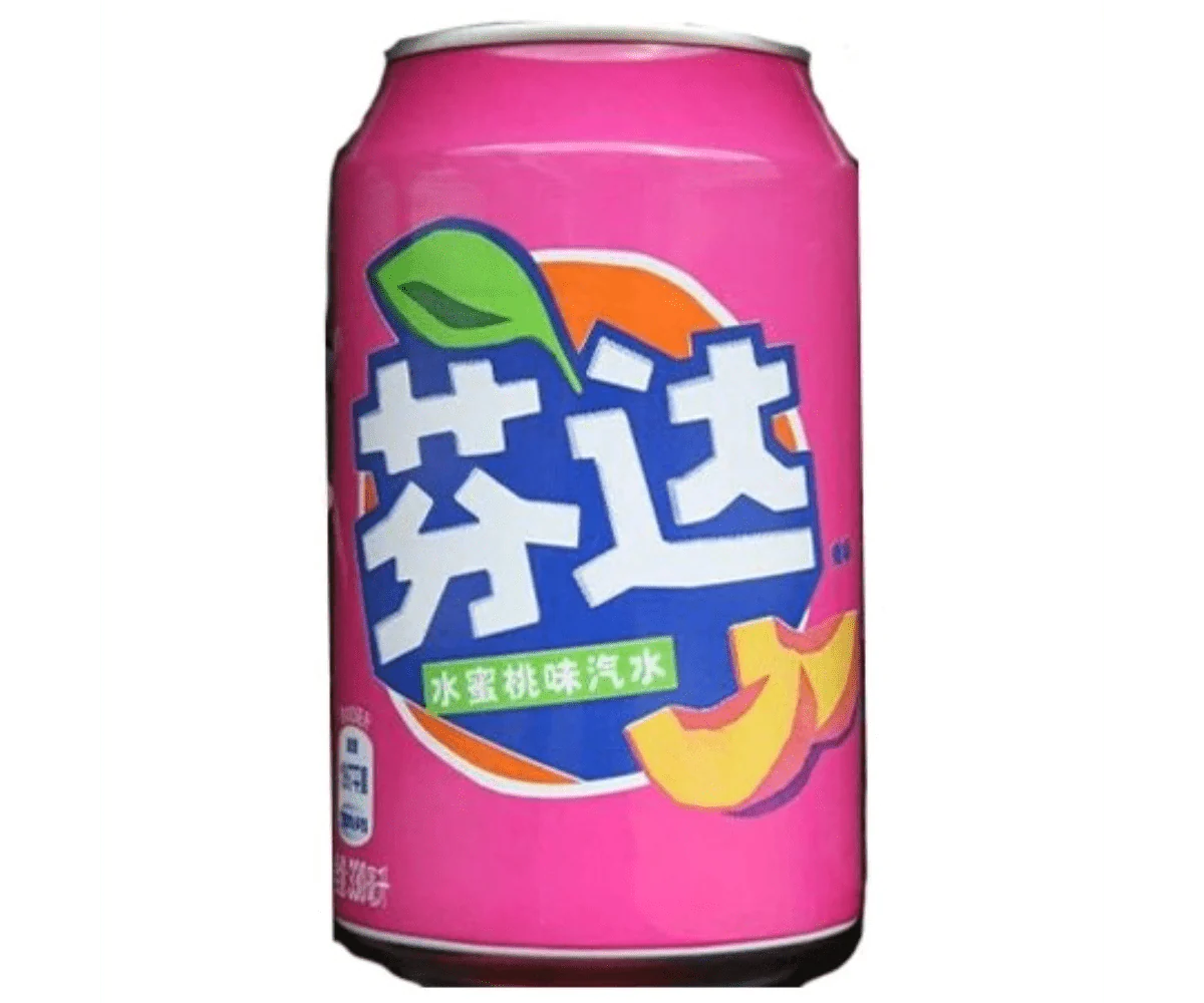 Fanta Peach Flavor - (Wholesale Case of 12) - China