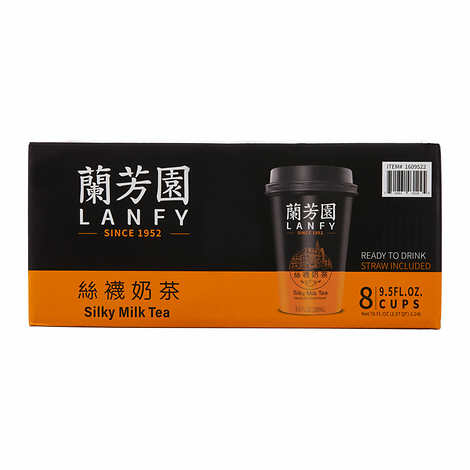 Lanfy Silky Milk Tea, 280mL, 8 Pack - China