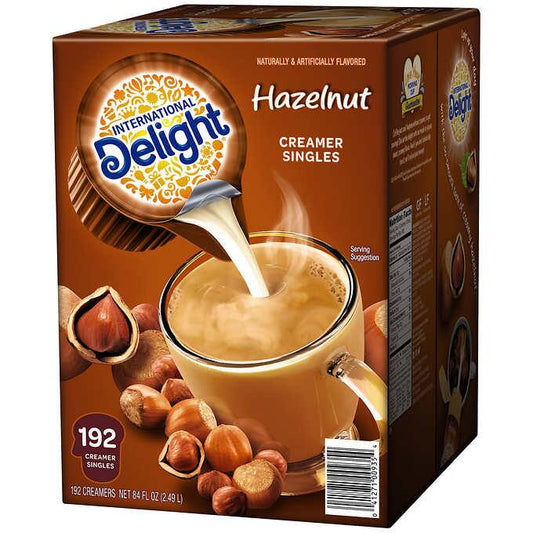 International Delight Liquid Creamer, Hazelnut, 192-count