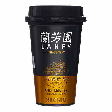 Lanfy Silky Milk Tea, 280mL, 8 Pack - China