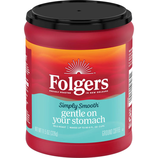 Folgers Simply Smooth - Mild Roast, Ground Coffee