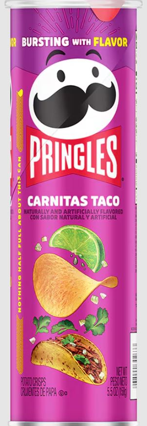 Pringles Carnitas Taco Crisps - RARE