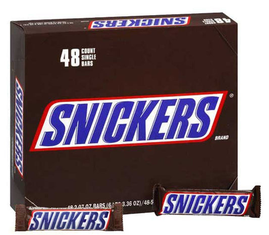 Snickers Candy Bar 48 ct