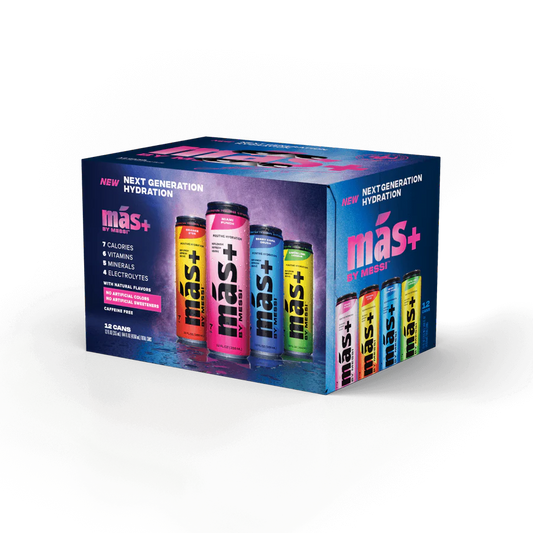 MÁS+ BY MESSI VARIETY PACK - 12 Pack x 12 FL OZ Wholesale - ULTRA RARE