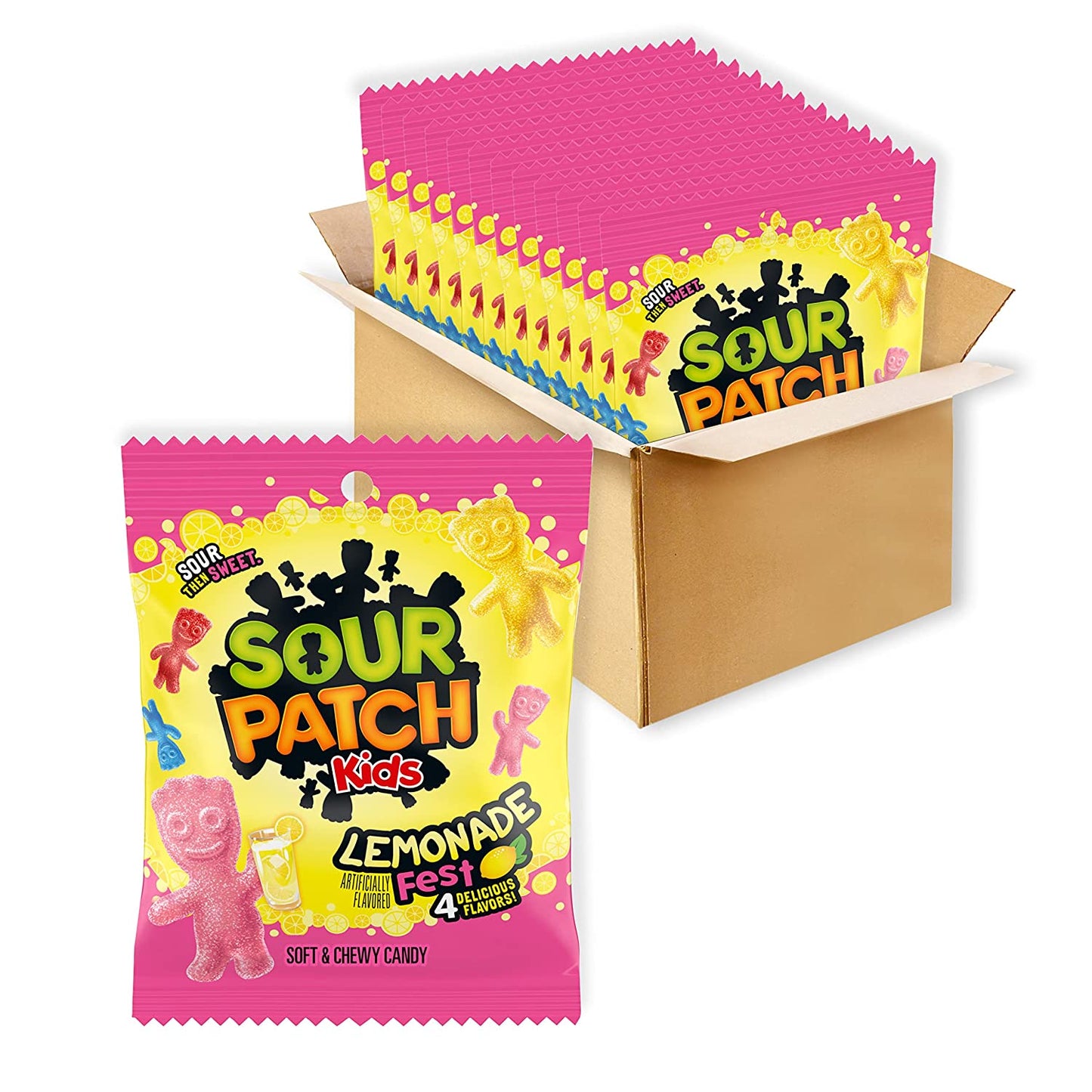 SOUR PATCH KIDS Lemonade Fest Soft & Chewy Candy