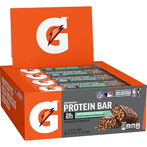 Gatorade Whey Protein Recover Bars, 2.8 ounce bars (Pack of 12) Wholesale