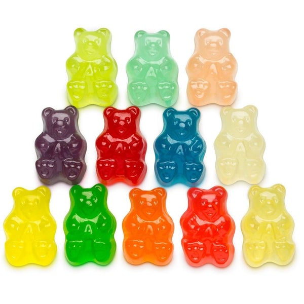 Albanese Gummi Bears-Assorted 12 Flavors - 5 lbs, 2.27 kg Bulk