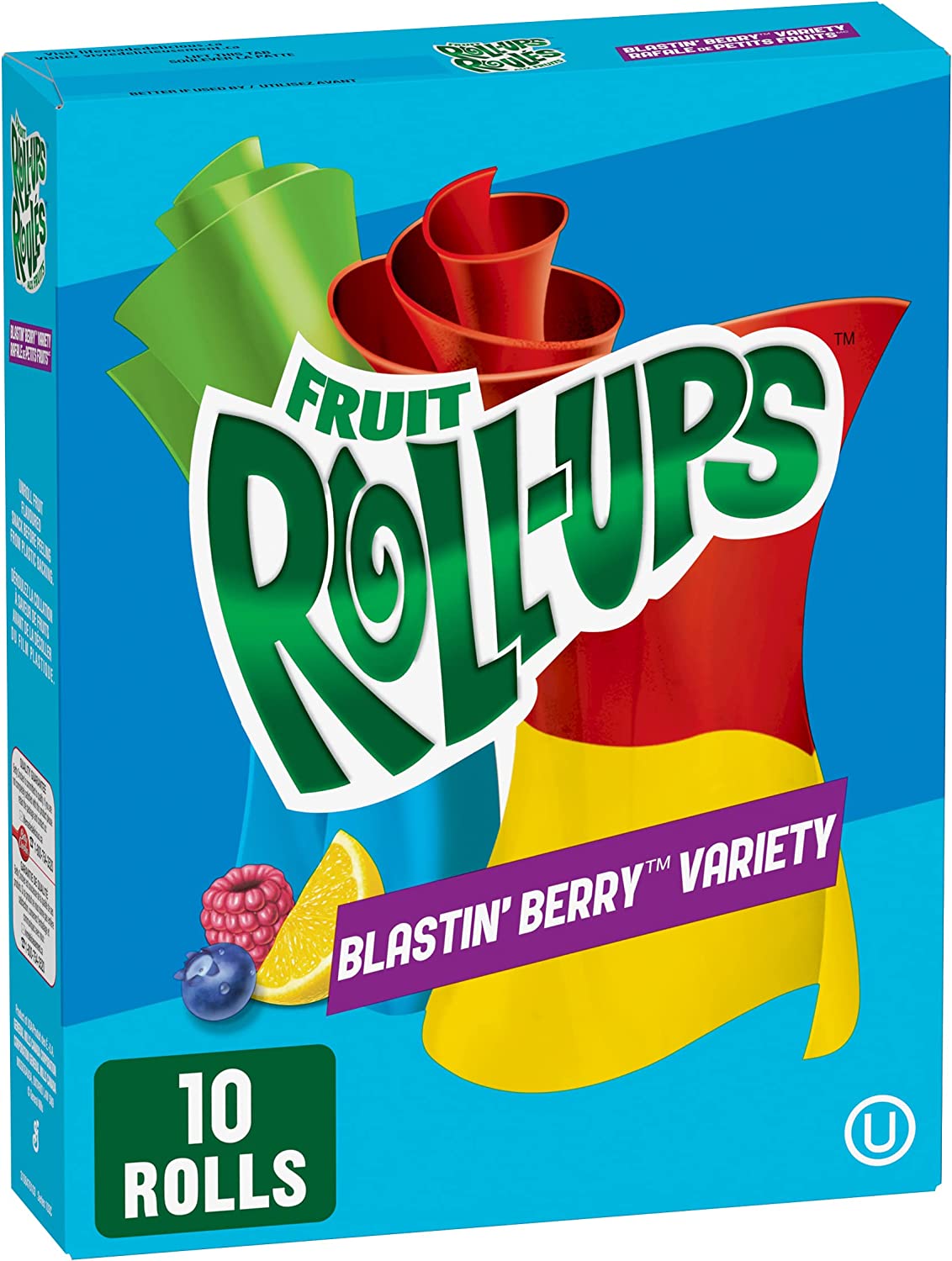 Fruit Roll Ups Blastin’ Berry Variety, 10 Count