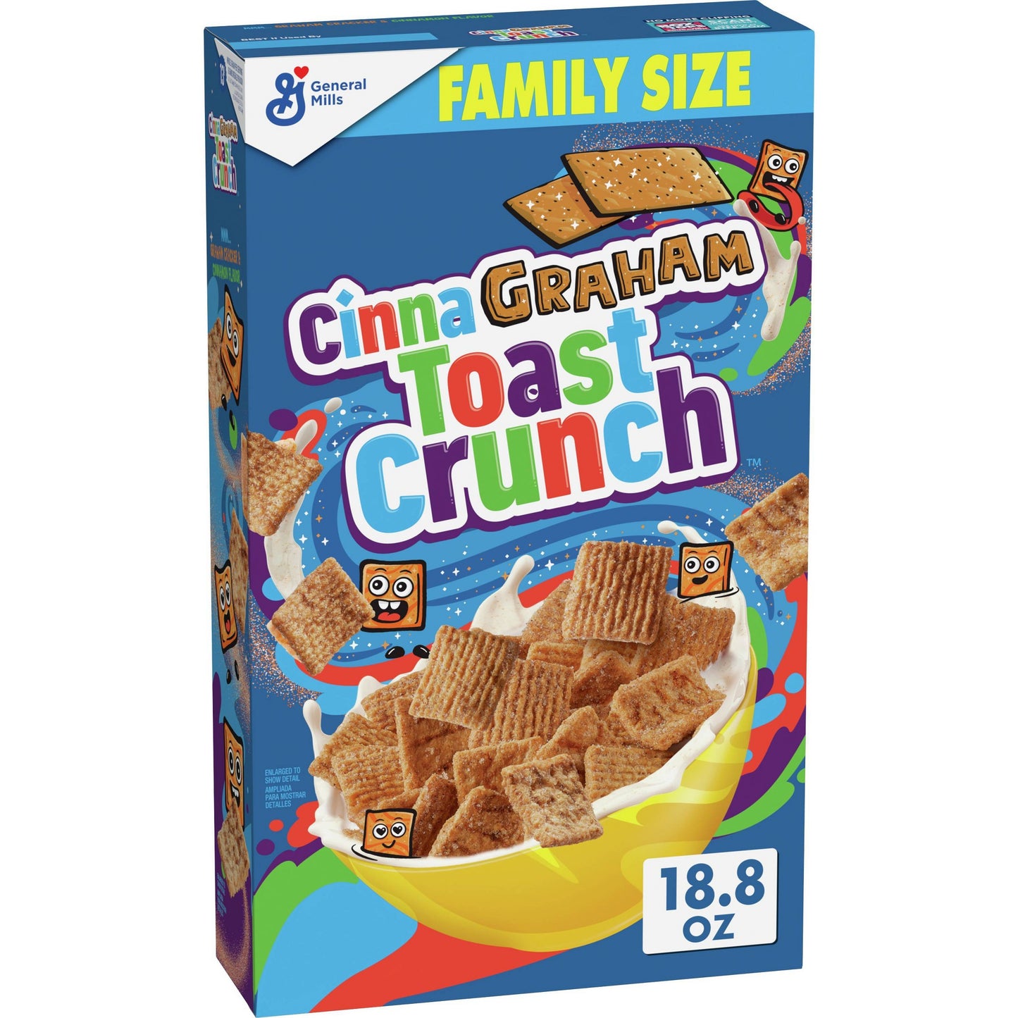 Cinnagraham Toast Crunch Family Size Cereal - 18.8 oz