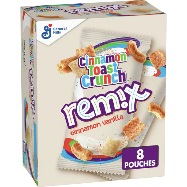 Cinnamon Toast Crunch Remix, Multipack, Snack Mix, 8 Pouches - Discontinued