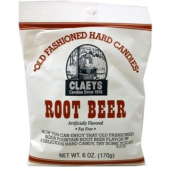 Claeys Hard Candies Root Beer 6 oz