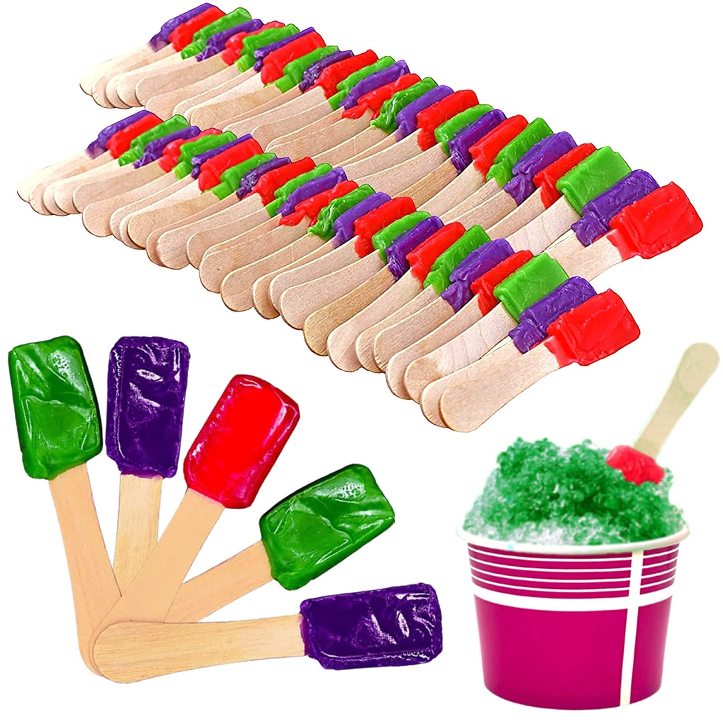 Concession Essentials Pack of 60 4" Candy Spoons