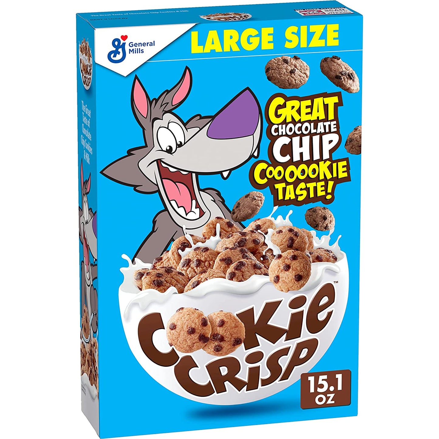Cookie Crisp, Breakfast Cereal, Chocolate Chip Cookie Taste, 15.1 oz