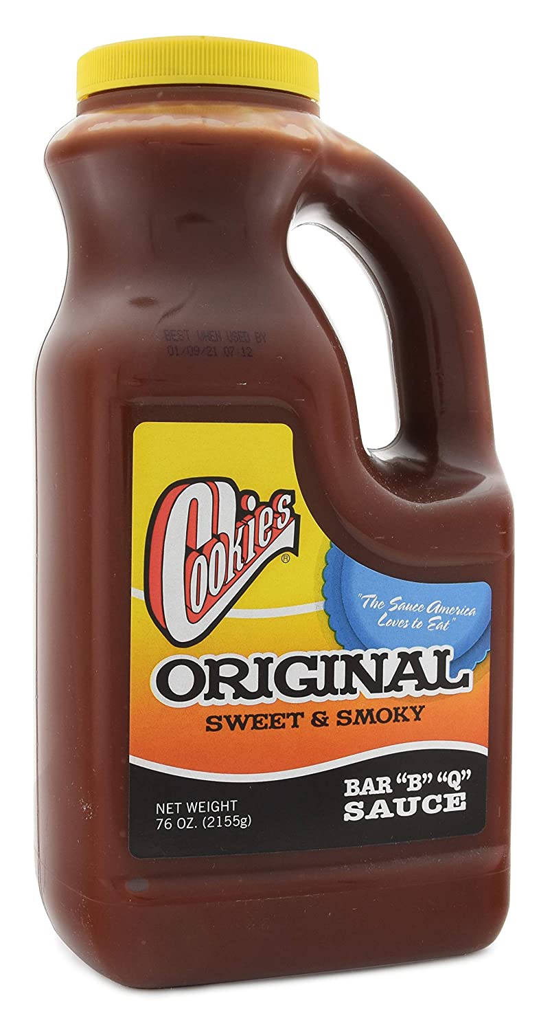 Cookies Original Sweet and Smoky BBQ Sauce, 76 Ounce