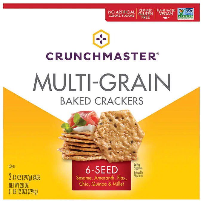 Crunchmaster Multi-Grain Crackers, 28 oz