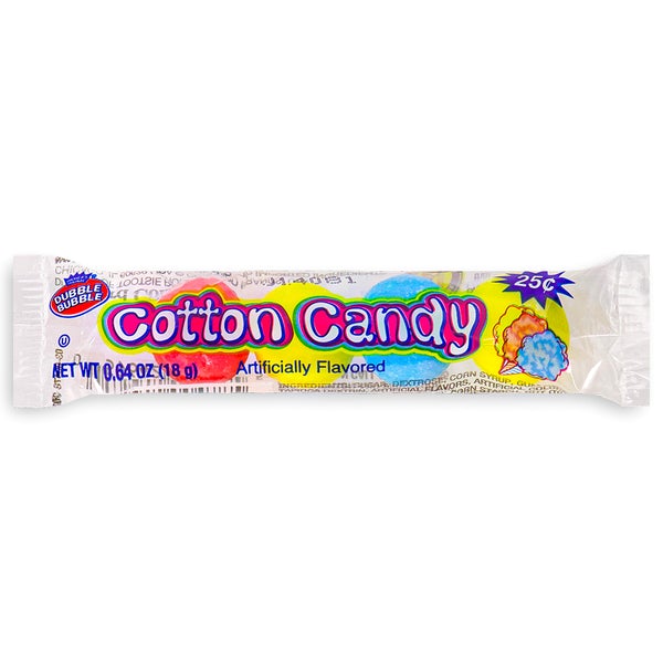 Dubble Bubble Cotton Candy Bubble Gum-18 g - OOS