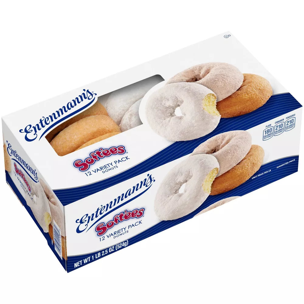 Entenmann's Softee Variety Donuts - 17.5oz