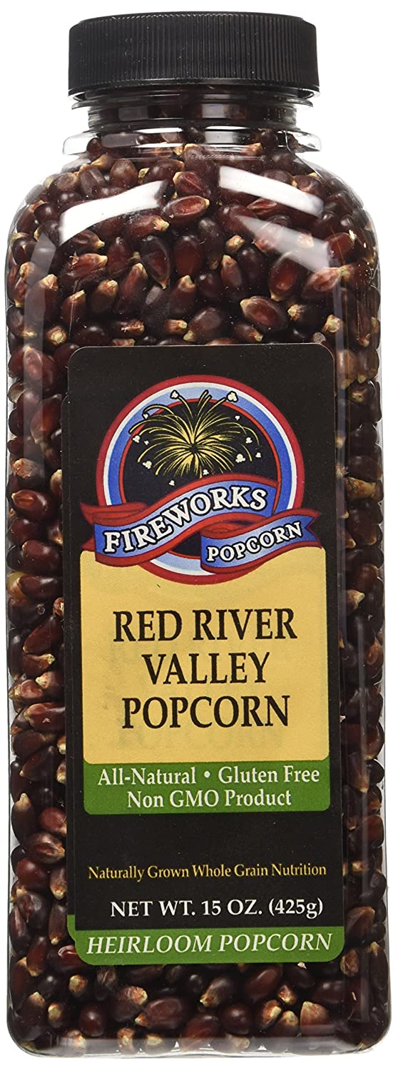 Fireworks Popcorn Red River Valley Popcorn, 15-Ounce Bottles (Pack of 6)