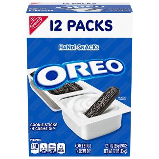 Handi-Snacks OREO Cookie Sticks 'N Crème Dip Snack Packs - 6 Pack - 6 oz