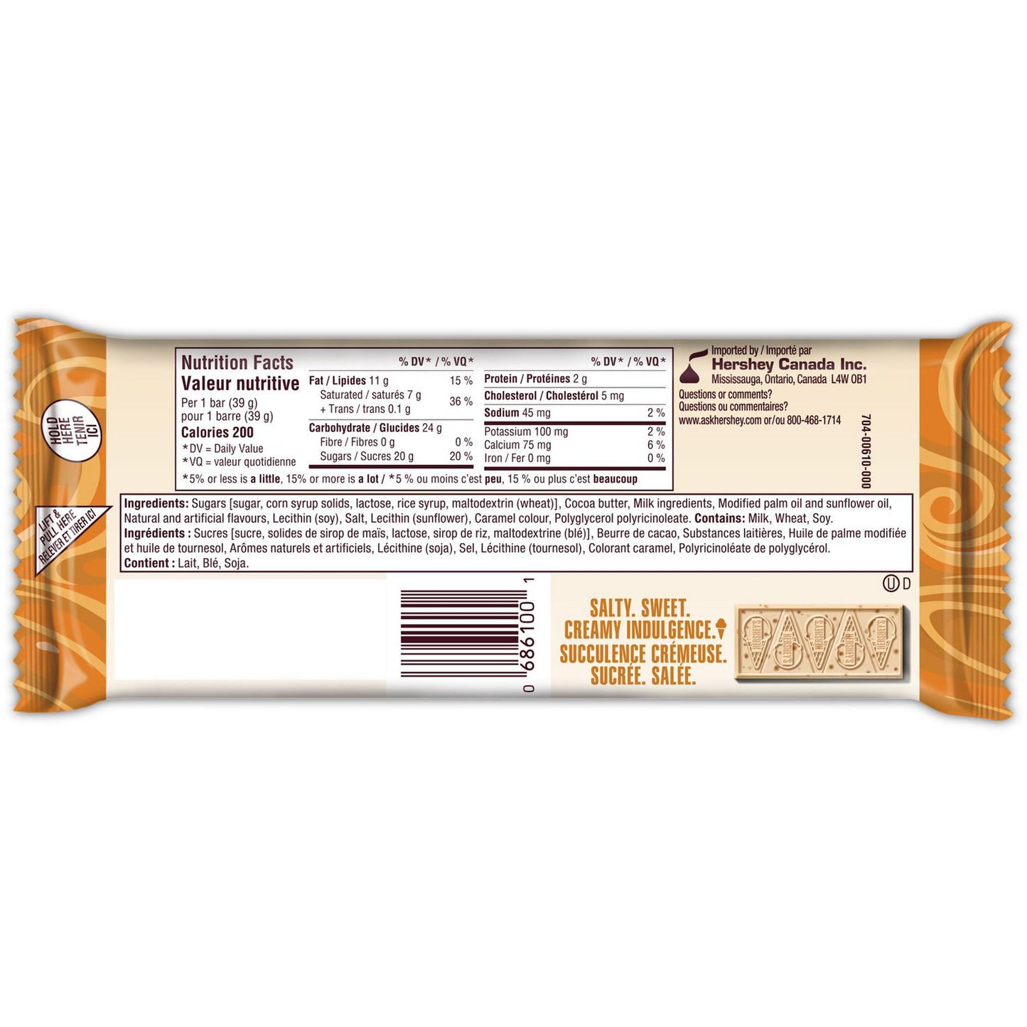 HERSHEY'S Chocolate Hazelnut Candy Bar - Limited Edition