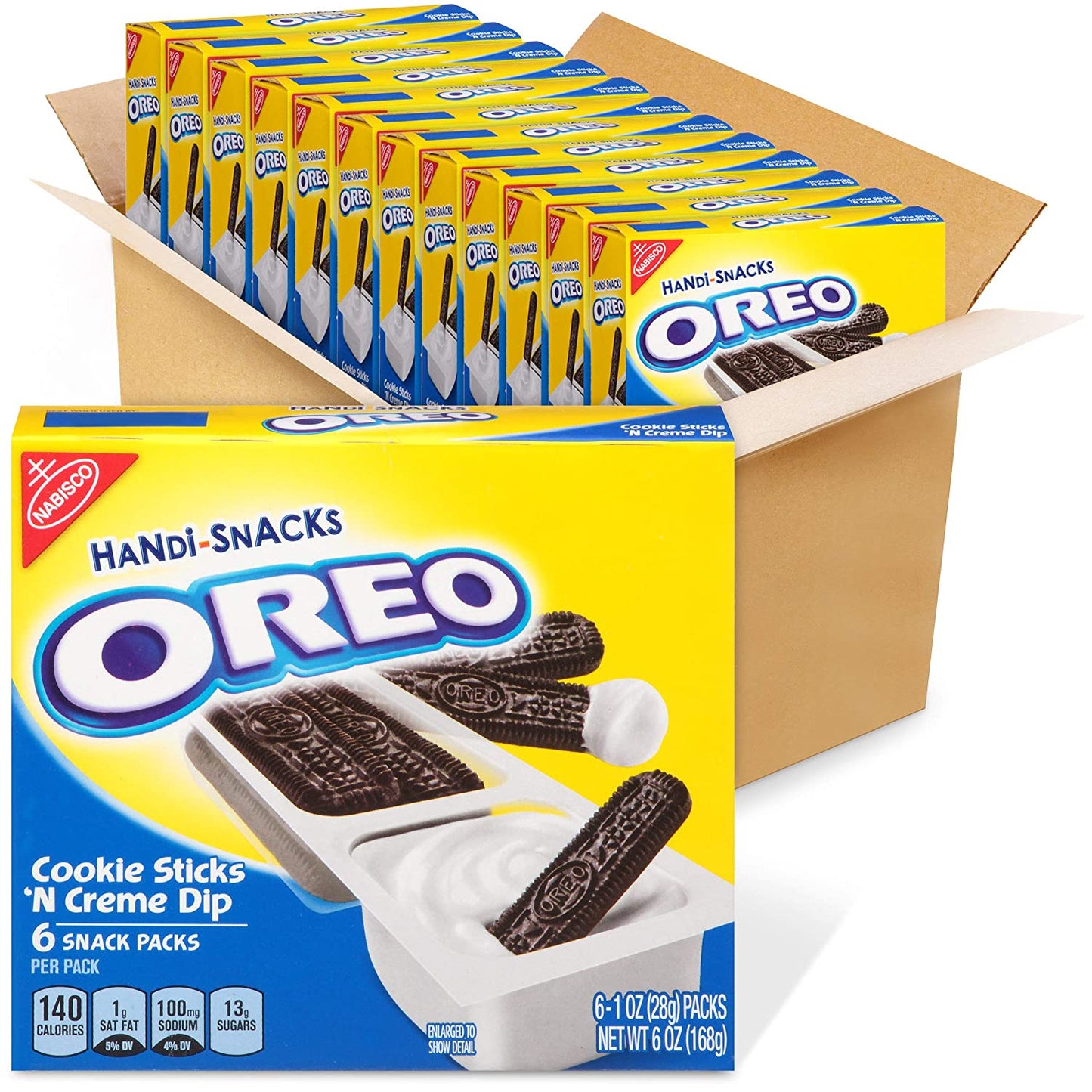 Handi-Snacks OREO Cookie Sticks 'N Crème Dip Snack Packs - 6 Pack - 6 oz