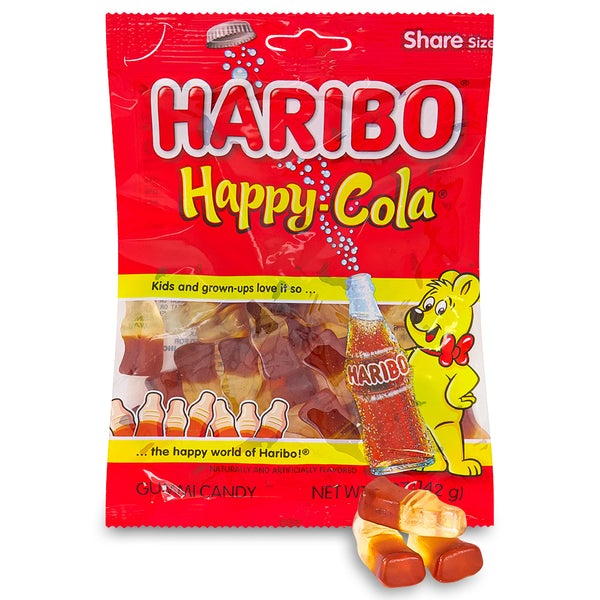 Haribo Happy Cola Gummi Candy-5 oz