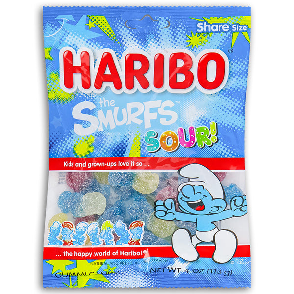 Haribo Smurfs Sour! Gummy Candy