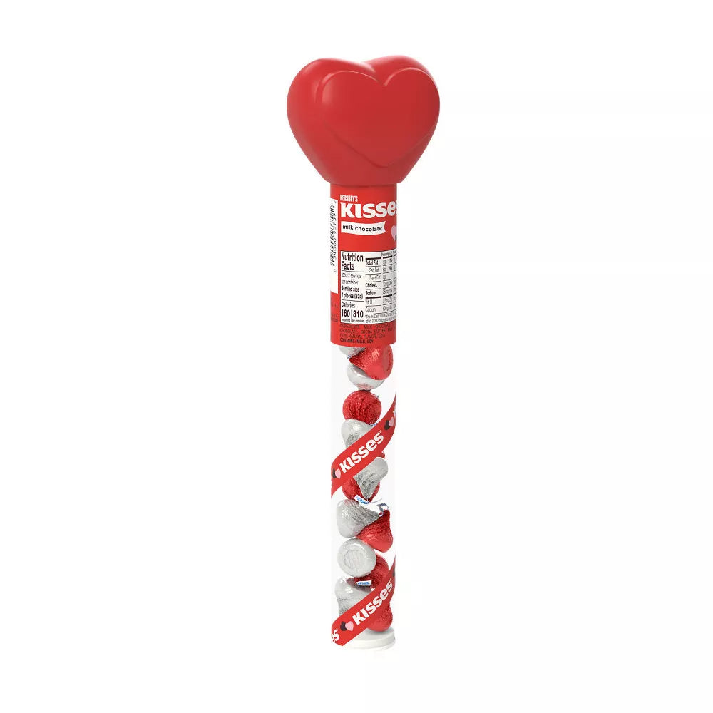 Hershey's Kisses Valentine's Milk Chocolate Heart Cane - 2.24oz