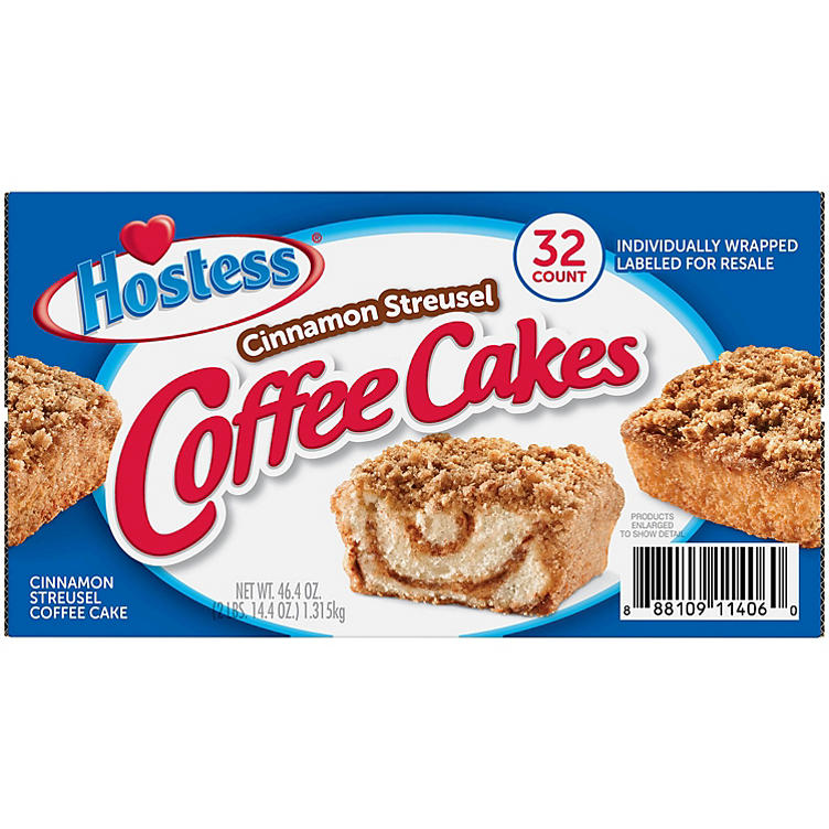 Hostess Cinnamon Streusel Coffee Cake (1.44 oz, 32 pk.)