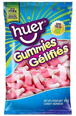 Huer Strawberry Frosty Bottles Gummies 1 kg - Bulk