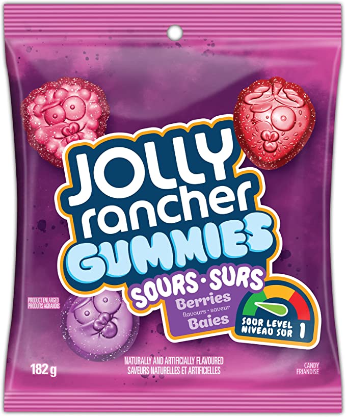 JOLLY RANCHER Gummies Sour Berries Flavour,