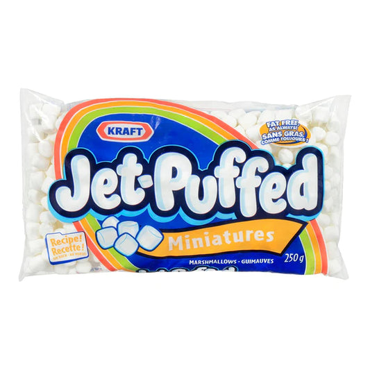 KRAFT - JET PUFFED MINI WHITE MARSHMALLOWS 250GR