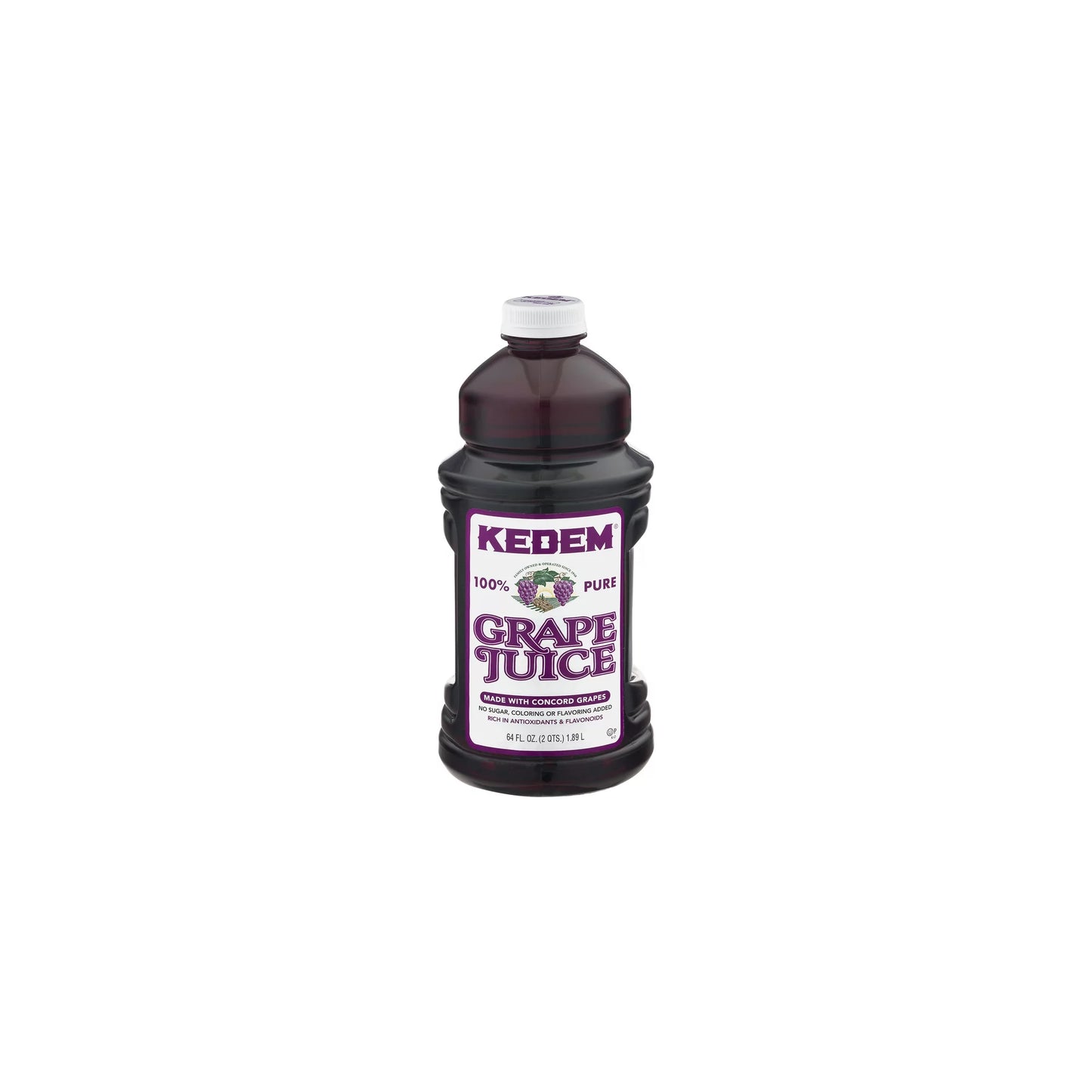 Kedem 100% Juice, Grape, 64 Fl Oz, 1 Count - Kosher - Imported From USA