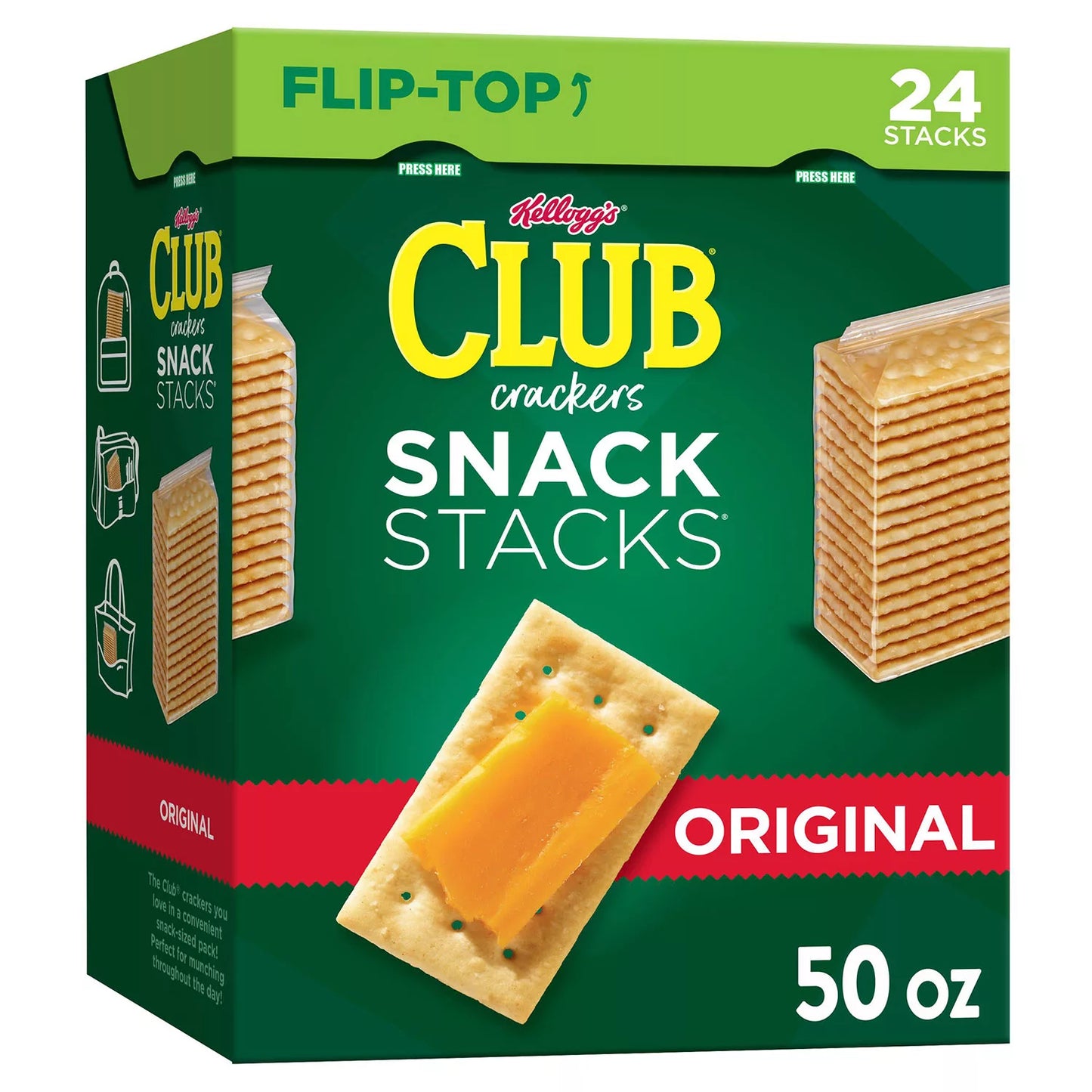 Kellogg's Club Crackers Snack Stacks (2.08 oz., 24 pk.)