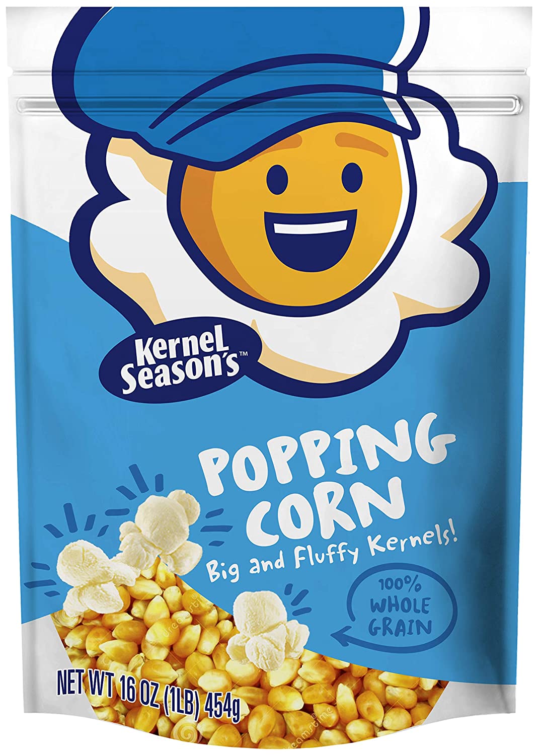 Kernel Season's Popping Corn Popcorn, Resealable Pouch, 16-Ounce (Pack of 6)