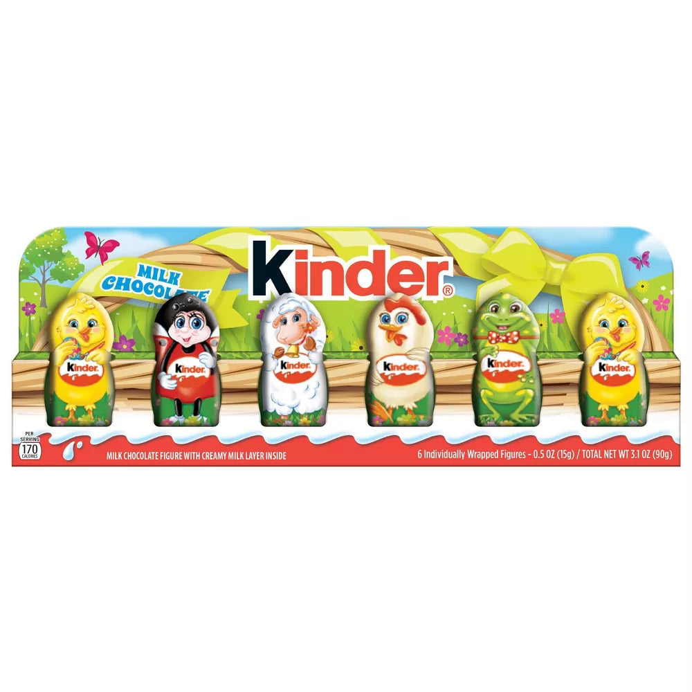 Kinder Easter Milk Chocolate Figures - 3.1oz/6ct