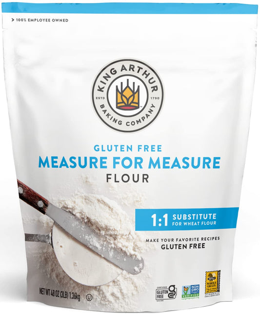 King Arthur, Measure for Measure Flour, Certified Gluten-Free, Non-GMO Project Verified, Certified Kosher, 3 Pounds