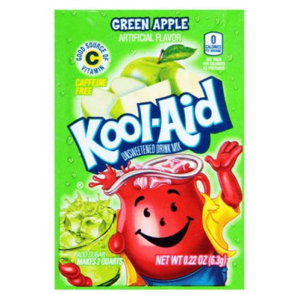 Kool-Aid Green Apple Drink Mix Packet