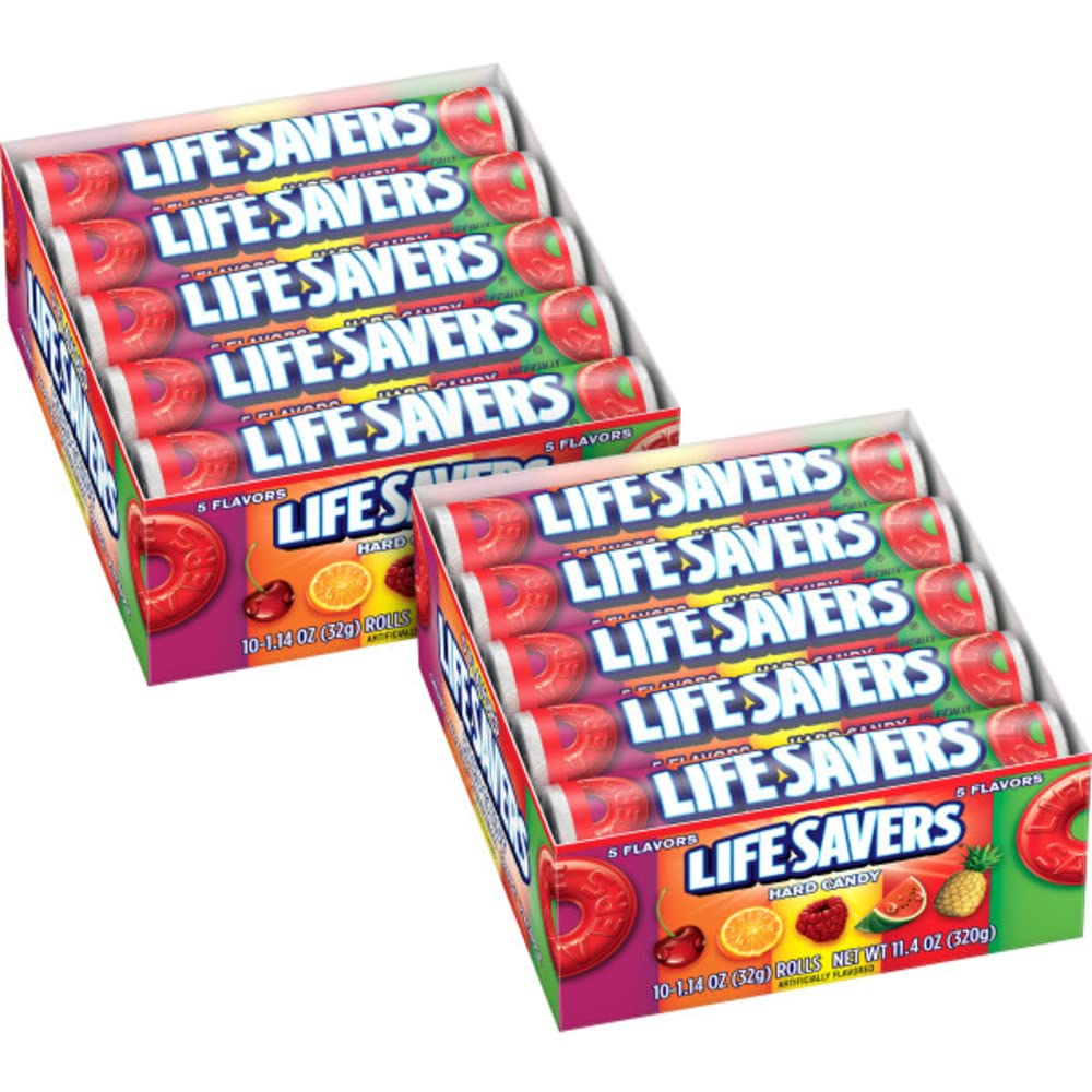 Life Savers Original 5 Flavors Hard Candy - 20 Count - Wholesale lifesavers