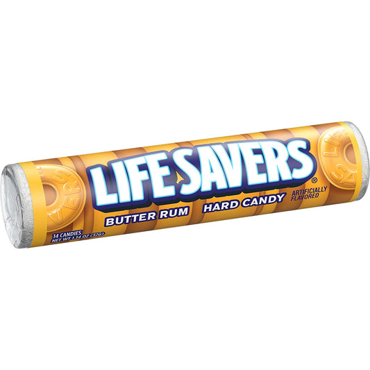 Lifesavers Butter Rum Hard Candy Roll -Life Saver Wholesale