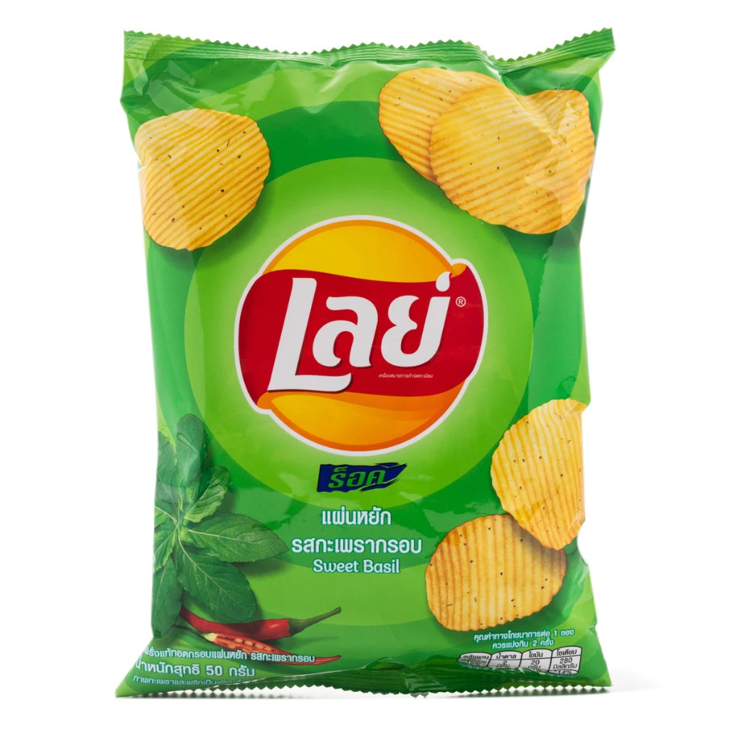 Limited Lay's Potato Chip Sweet Basil 50 g