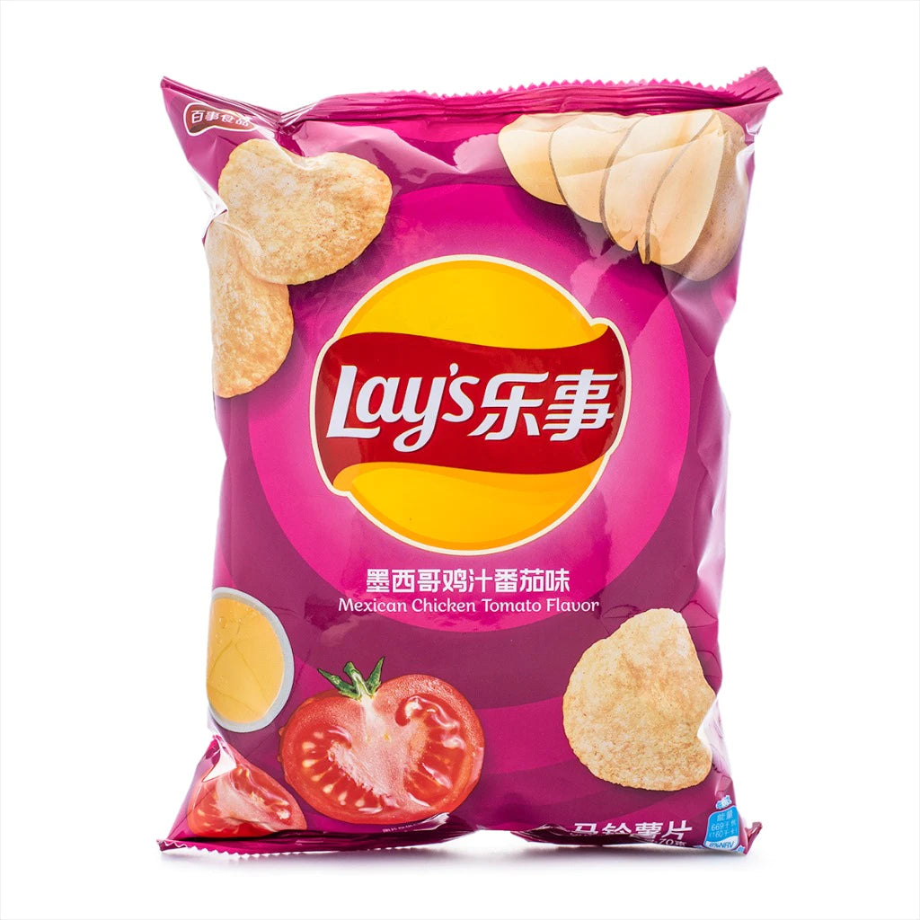 Limited Lay's Potato Chips,Tomato Chicken Flavor 70 g