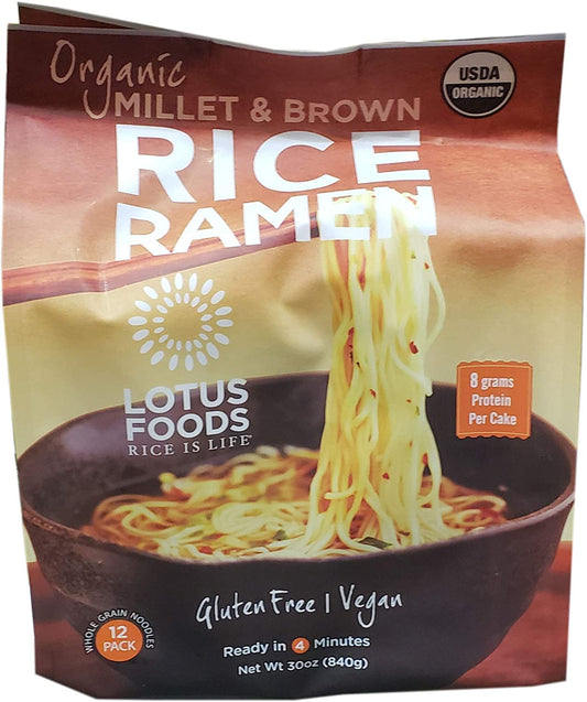 Lotus Organic Brown Rice Ramen, 30 Ounce