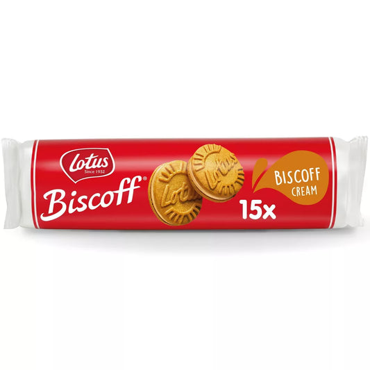 Lotus Sandwich Biscoff Cream Cookies - 5.29oz