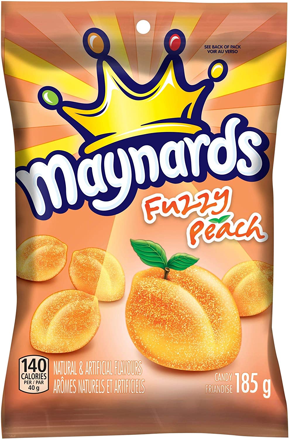 Maynards Fuzzy Peach Candy - 185g