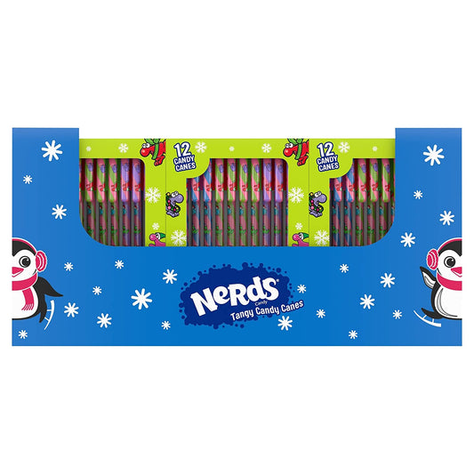 Nerds Candy Canes 12 Count (Pack of 12) - Wholesale Case