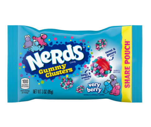 Nerds Gummy Clusters Very Berry - 3 oz